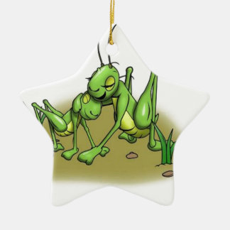 Cricket hug.JPG Ceramic Ornament