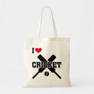 Cricket, I Love Cricket Tote Bag