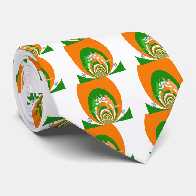 Cricket India Tie (Rolled)