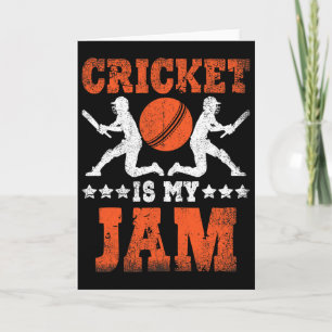 Cricket Is My Jam Cricket Card