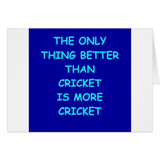 cricket joke (Front Horizontal)
