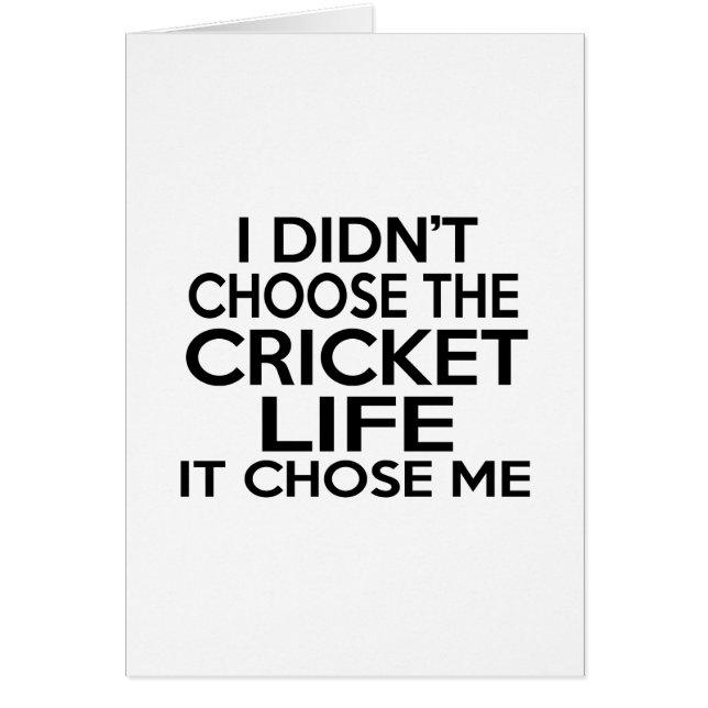 CRICKET LIFE DESIGNS (Front)