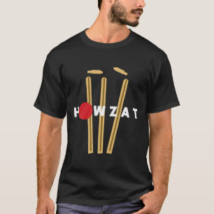 Cricket Ll Wickets Bowler Funny Out Shouting Sloga T-Shirt