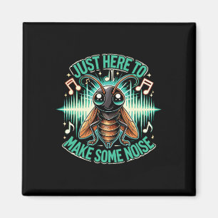 Cricket Lover Just Here To Make Some Noise Magnet