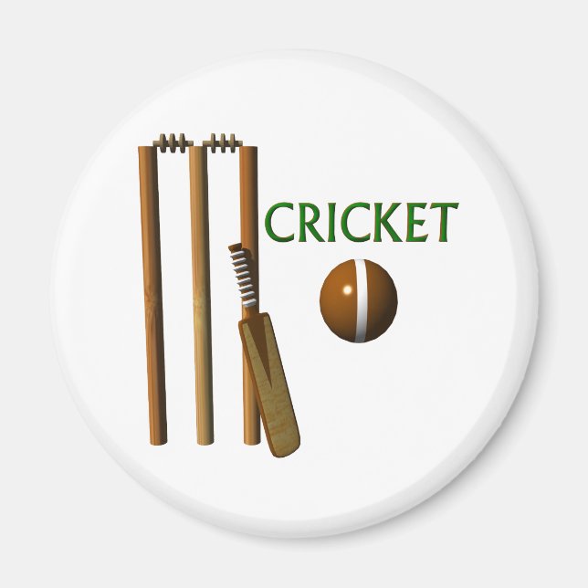 Cricket Magnet (Front)