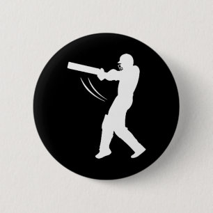 Cricket Men Cricketer Cricketers Cricket 2 Inch Round Button