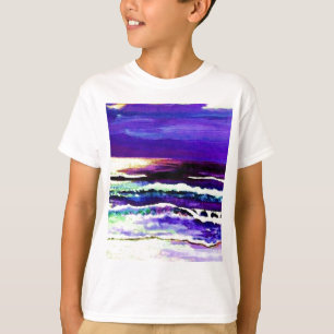 "Cricket Night Sea"  CricketDiane Ocean Art T-Shirt