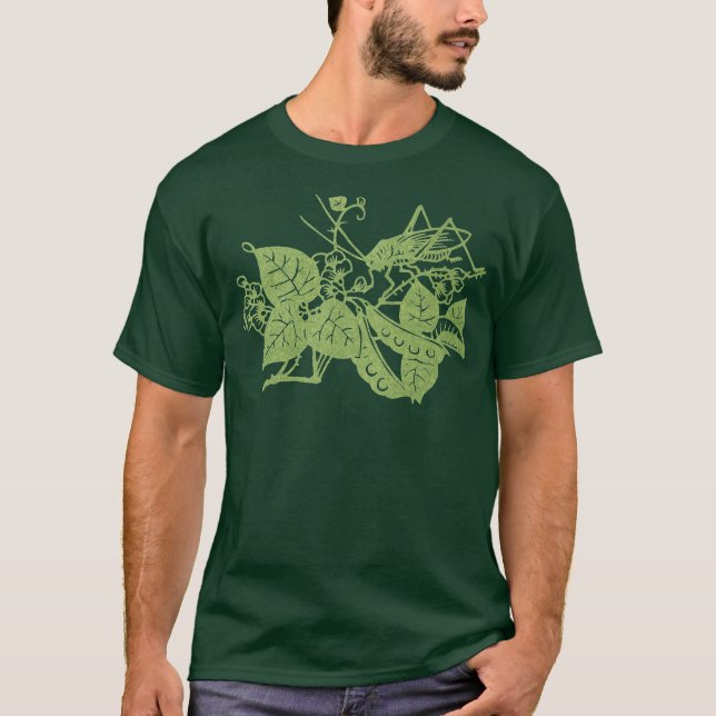 Cricket on Green T-Shirt (Front)