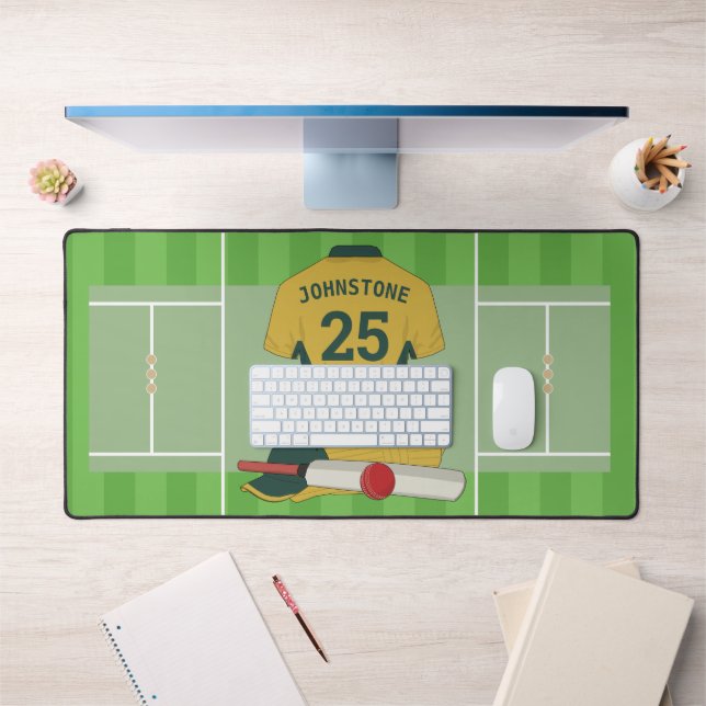 Cricket or / club vert ventilateur / joueur (Bureau 1)
