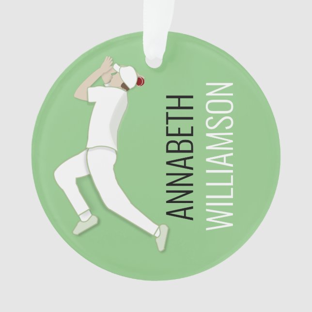 Cricket Ornament (Front)