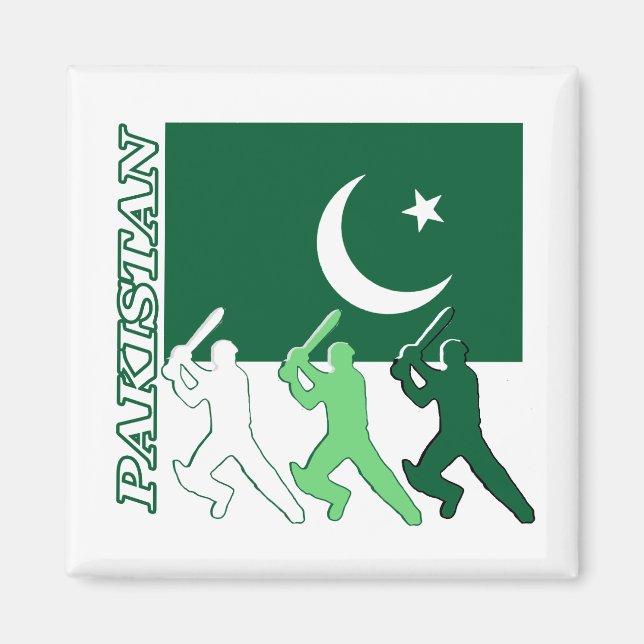 Cricket Pakistan Magnet (Front)