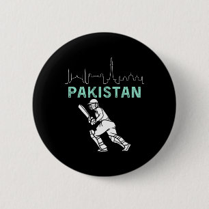 Cricket Pakistan Team Fans Lover Islamad Lahore Ka 2 Inch Round Button