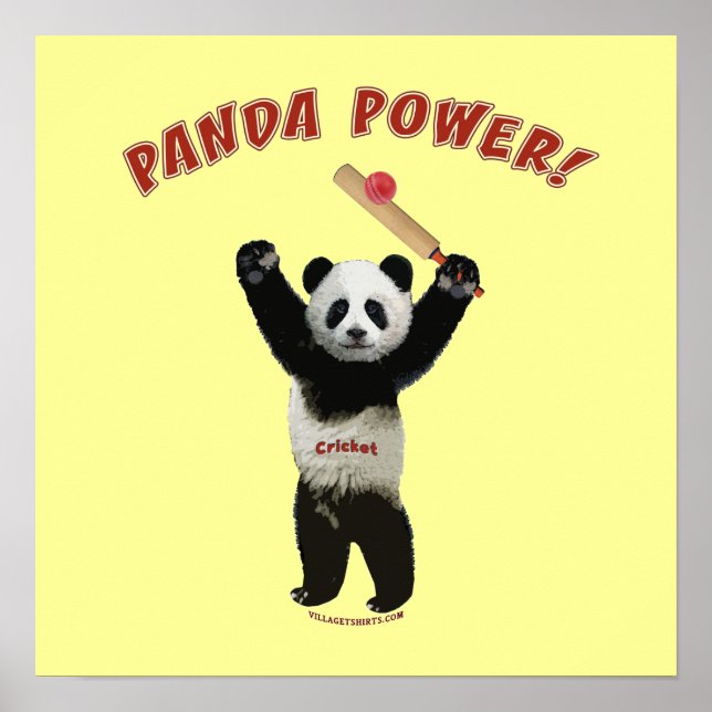 Cricket Panda Power Poster (Front)