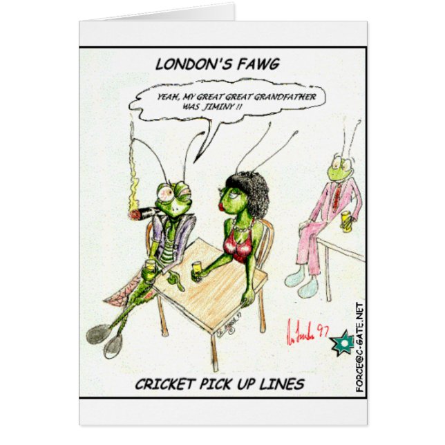 Cricket Pick-Up Lines Funny Gifts Tees Collectable (Front)