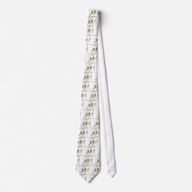 Cricket Pick-Up Lines Funny Tie (Front)