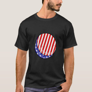 Cricket Player American Flag Usa Patriotic 4th Of T-Shirt