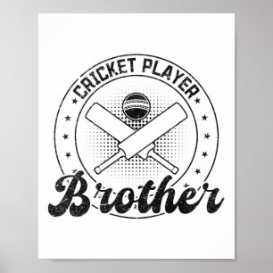 Cricket Player Brother  Poster