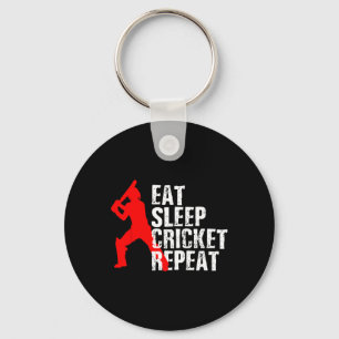 Cricket Player Cool Gift  Keychain