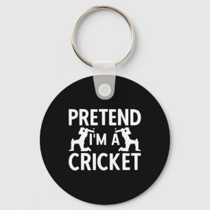 Cricket Player Cricket Sport Vintage Cricket 5  Keychain