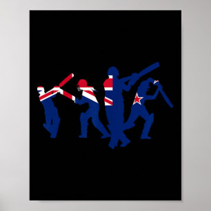 Cricket Player Designs  Poster