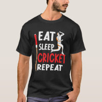 Cricket Player Eat Sleep Cricket Repeat outfits