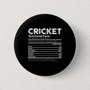 Cricket Player Gift For Men 2 Inch Round Button
