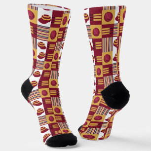 Cricket Player Novelty Socks