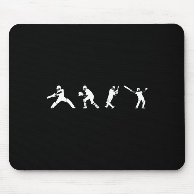 Cricket Player Sport  Mouse Pad (Front)