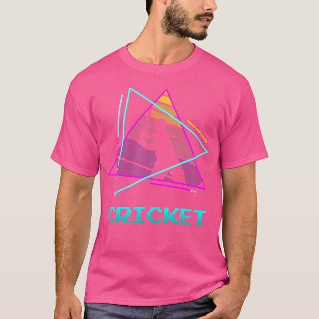 Cricket Player T-Shirt (Front)