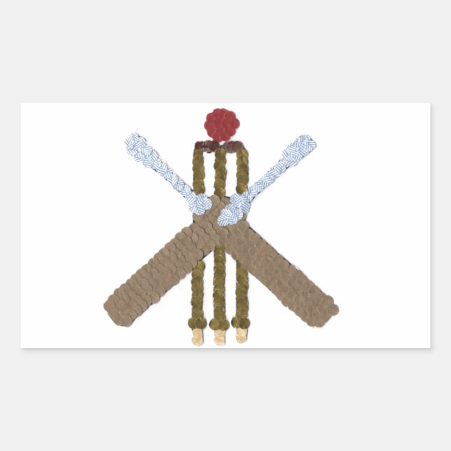 Cricket Rectangle Sticker/label Sticker (Front)