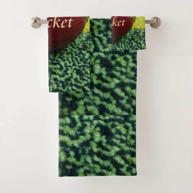 Cricket : Red Hard Ball Art Print (En situation)