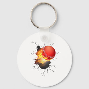 Cricket Shirt For Boys And Men Cricket Ll Of Fire Keychain