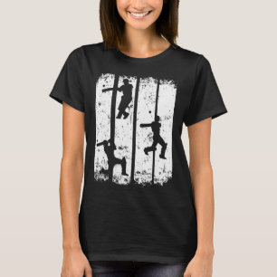 Cricket Silhouette - Cricket Player Cricket Lover  T-Shirt