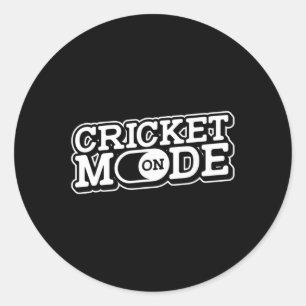 Cricket Sport Cricket T - Cricket Player Classic Round Sticker