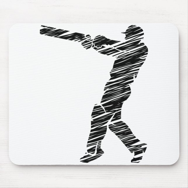 Cricket Sport Player 6  Mouse Pad (Front)
