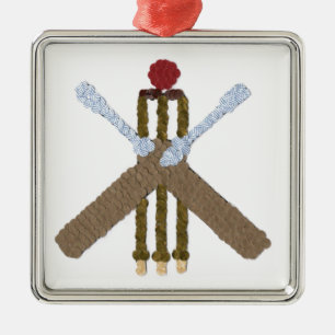 Cricket Square Christmas Tree Decoration