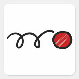 Cricket Square Sticker