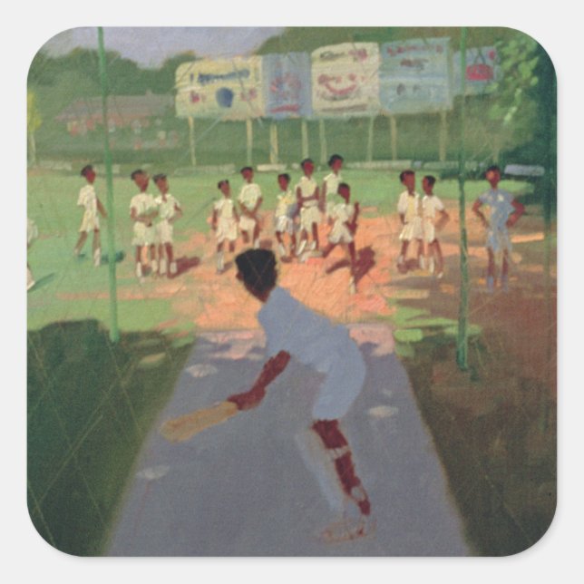 Cricket Sri Lanka Square Sticker (Front)
