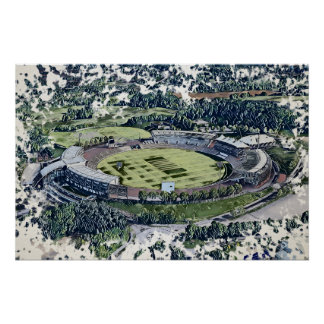 Cricket Stadium Art - Southampton, Hampshire Poster