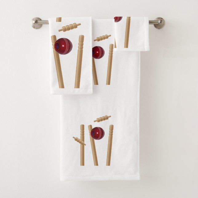 Cricket The Game, Bath Towel Set (Insitu)