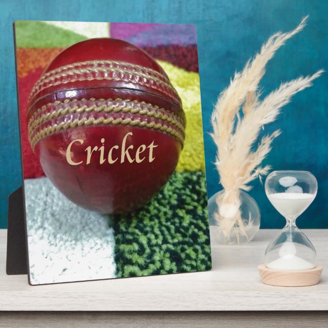 Cricket The Game We Love To Play, Eat, Sleep & Dre Plaque (Side)