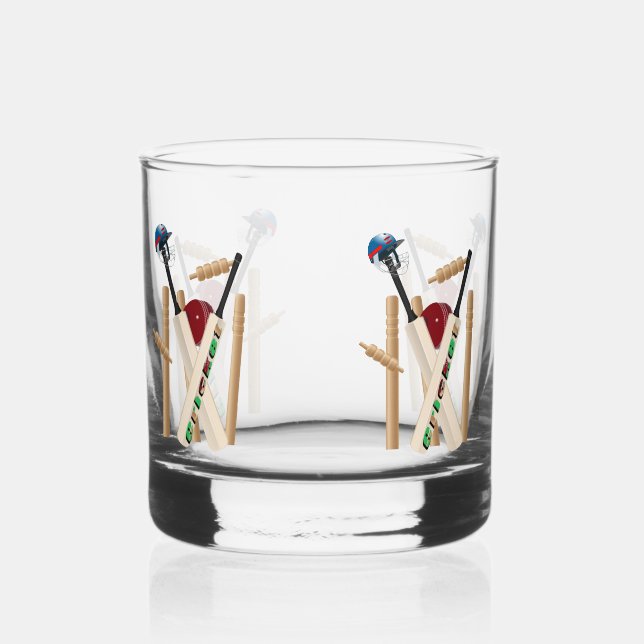 Cricket The Game,  Whiskey Glass (Right)