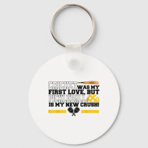 Cricket Was My First Love Keychain