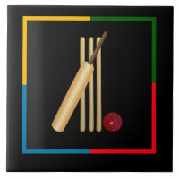 Cricket, wicket, bat and ball,