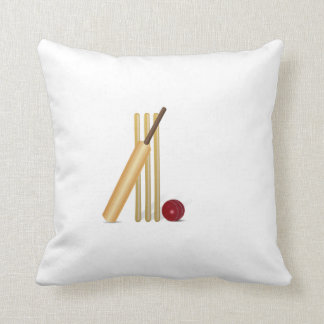 Cricket Wicket Throw Pillow