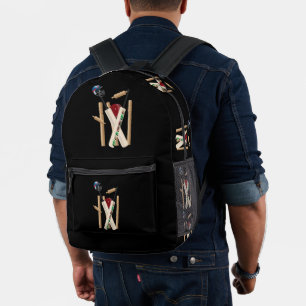 Cricket Wickets, Bats, Ball, Helmet, Backpack