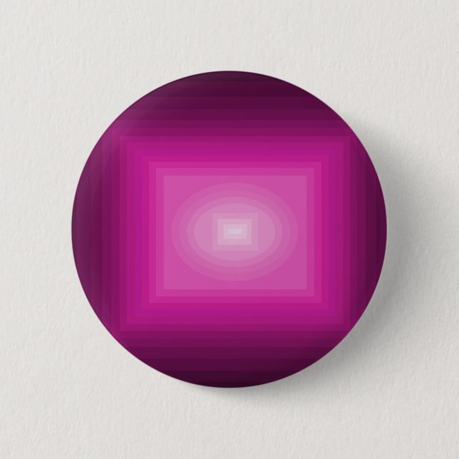 cricketdiane hot pink square immersed in pink 2 inch round button (Front)