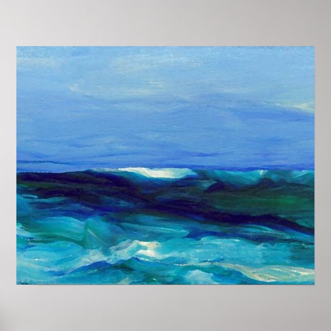 CricketDiane Ocean Beach Poster - Lady of the Sea (Devant)