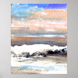 CricketDiane Ocean Poster - Brindle Sea