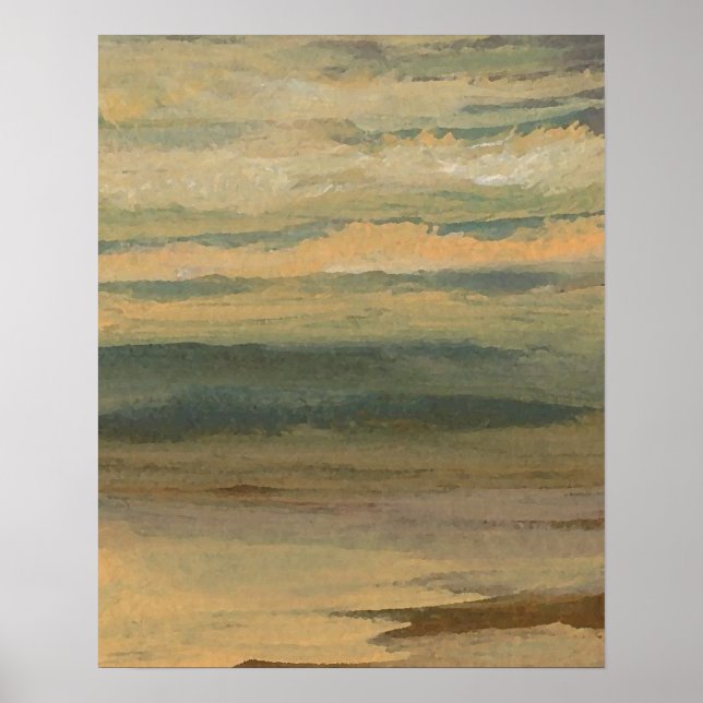 CricketDiane Ocean Poster - Reflected Sea (Front)